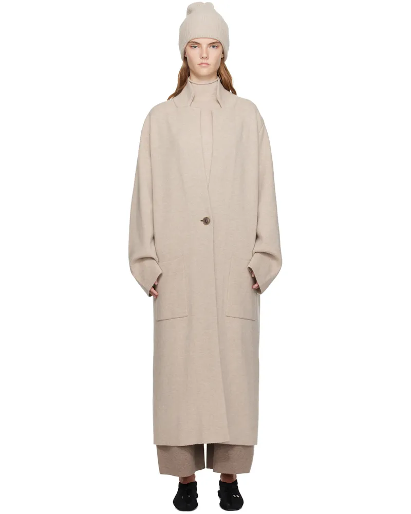 Lisa Yang Beige Amie Coat Sa