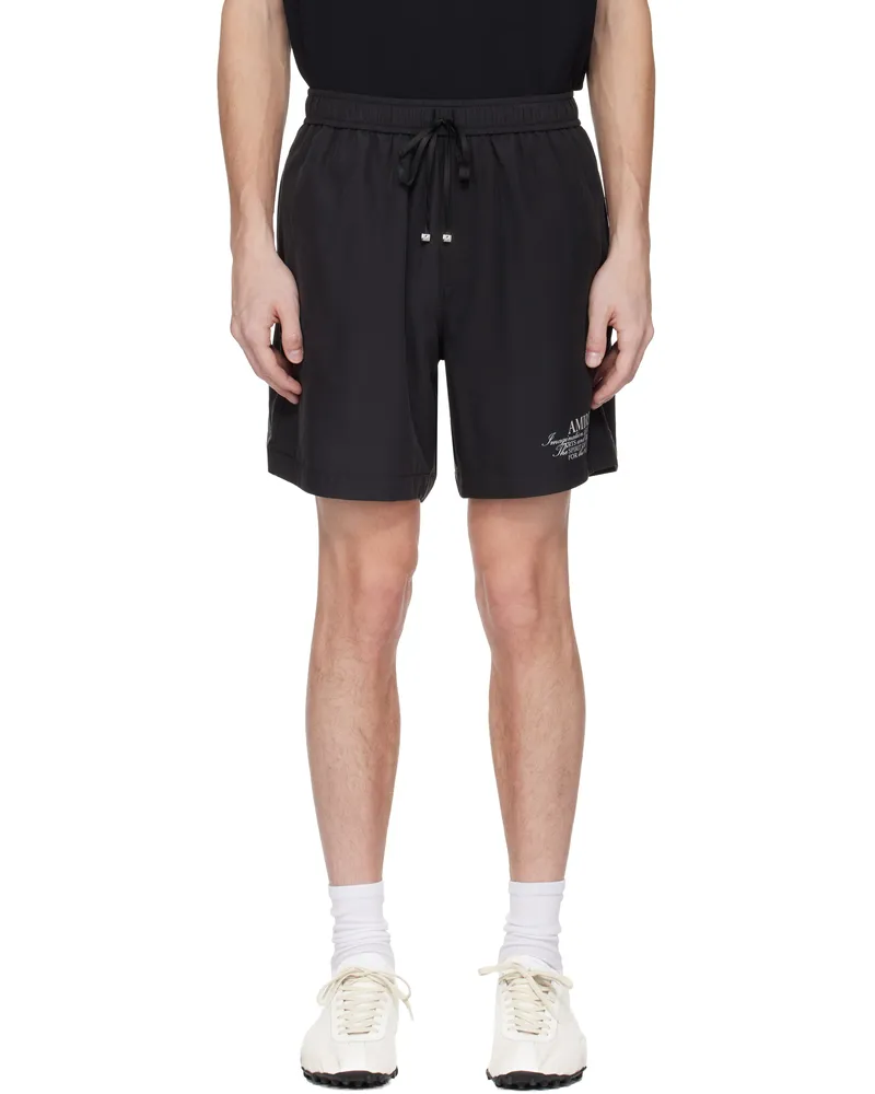 Amiri Black 'AMIRI Spirit' Shorts Black