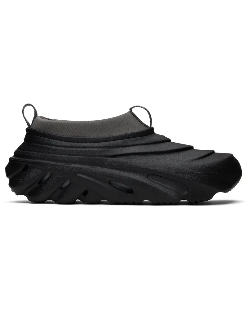 Crocs Black Echo Storm Slip-on Loafers Midnight