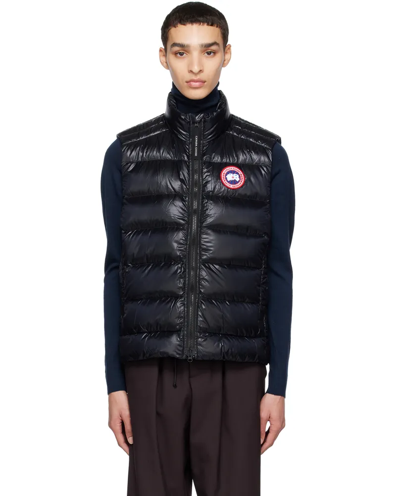 Canada Goose Black Crofton Down Vest Black