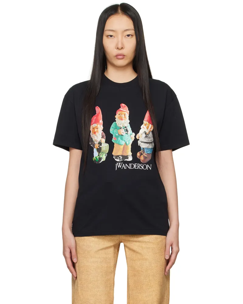 J.W.Anderson Black Gnome Trio T-Shirt 999