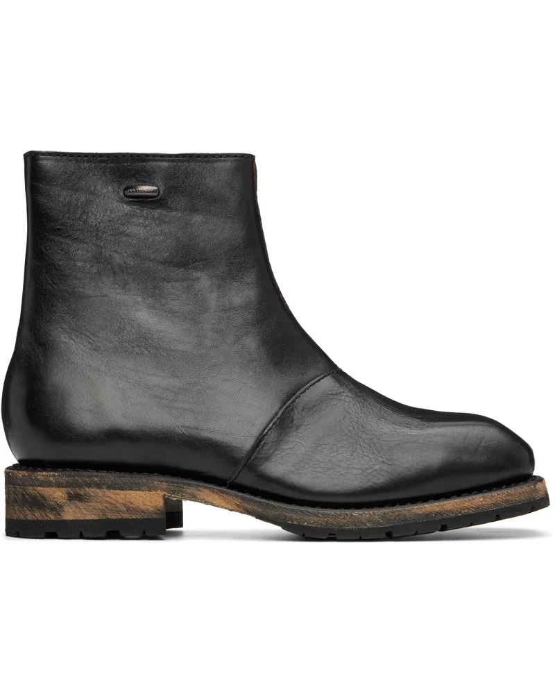 Our Legacy Black Engine Boots Deep