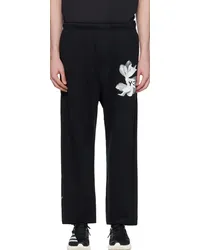 Y-3 Black Graphic Sweatpants Black