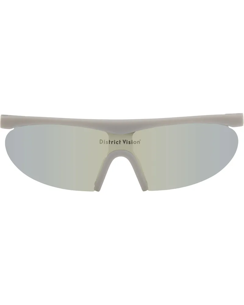 District Vision Gray Koharu Eclipse Sunglasses Flint