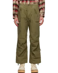 R13 Khaki Flight Cargo Pants Olive