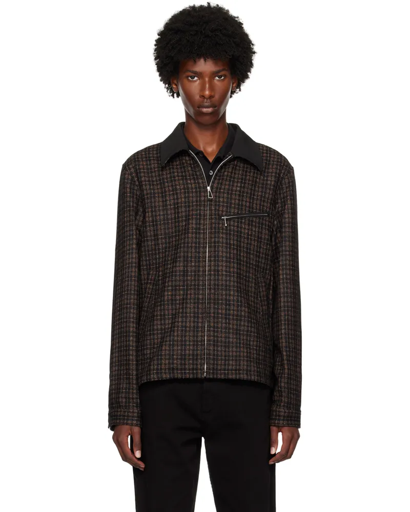 Paul Smith Brown & Black Check Jacket 79