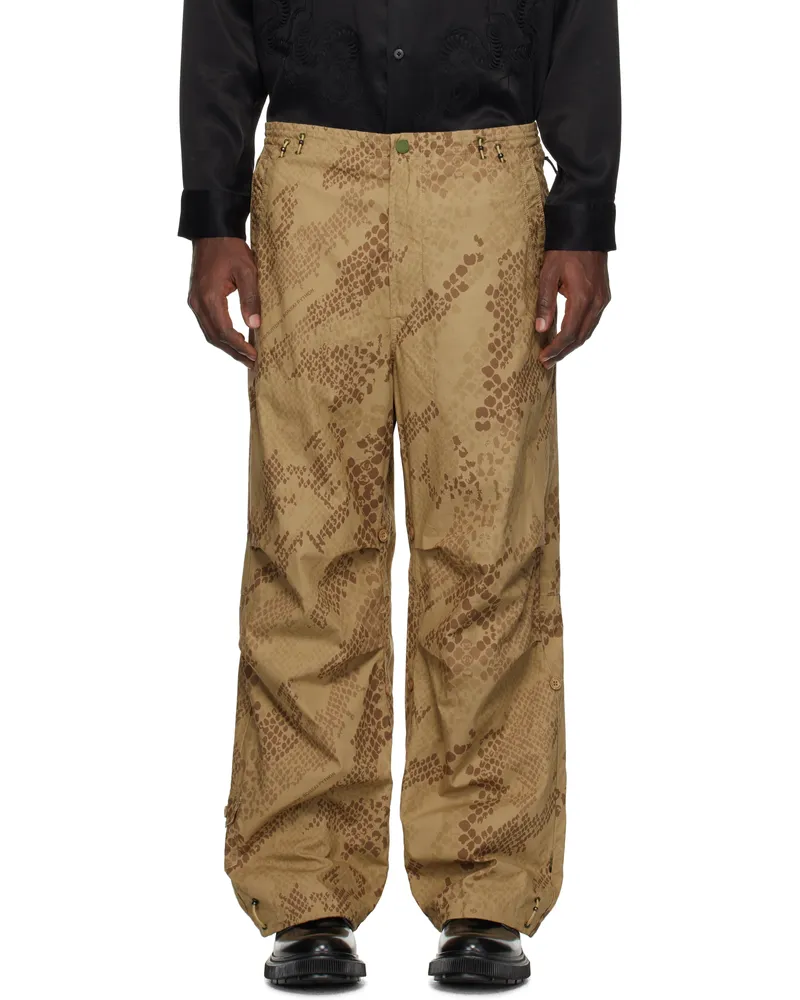 maharishi Tan Camo Loose Snopants Trousers Desert