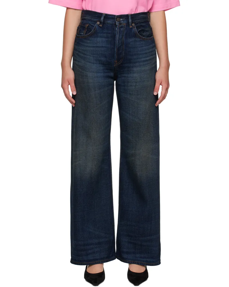 Acne Studios Navy 2021F Regular Fit Jeans 838