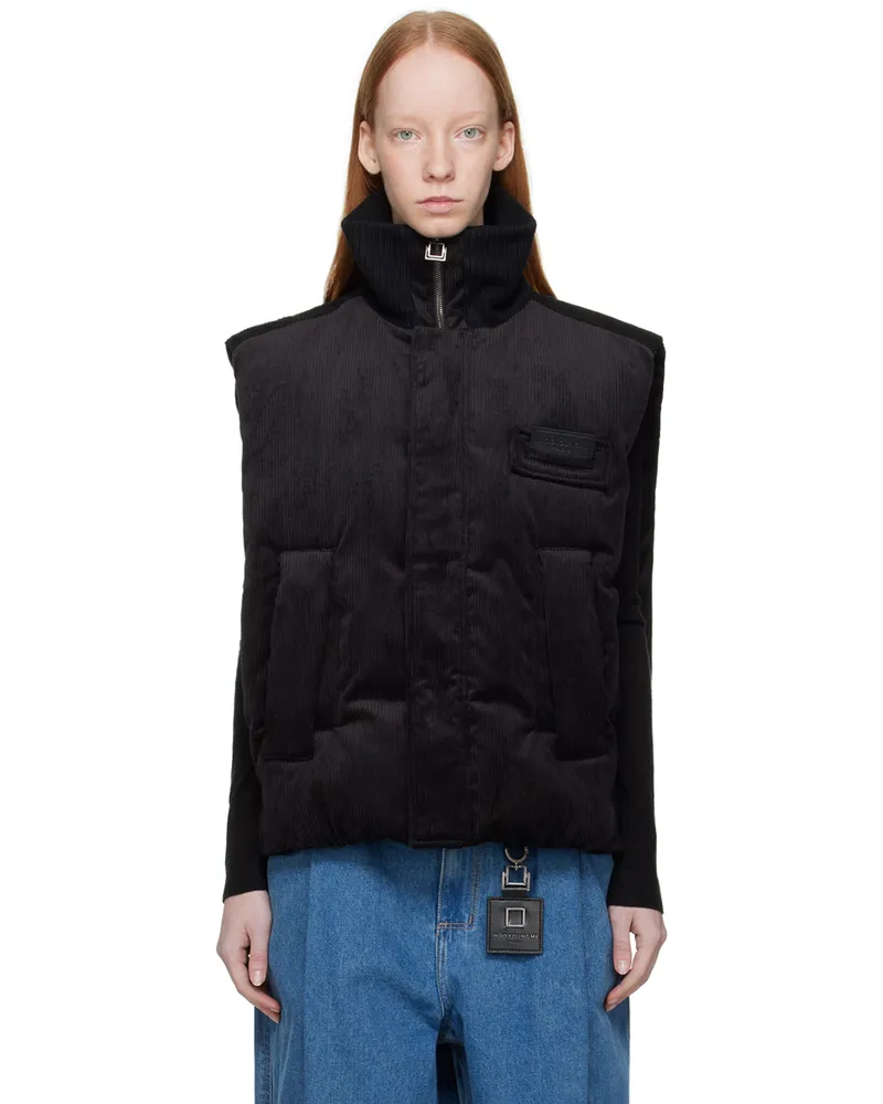 Wooyoungmi Black Down Vest Black