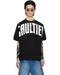 Jean Paul Gaultier Black 'The Large Gaultier' T-Shirt 0001-black