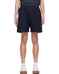 SUNNEI Navy Elastic Shorts Mid