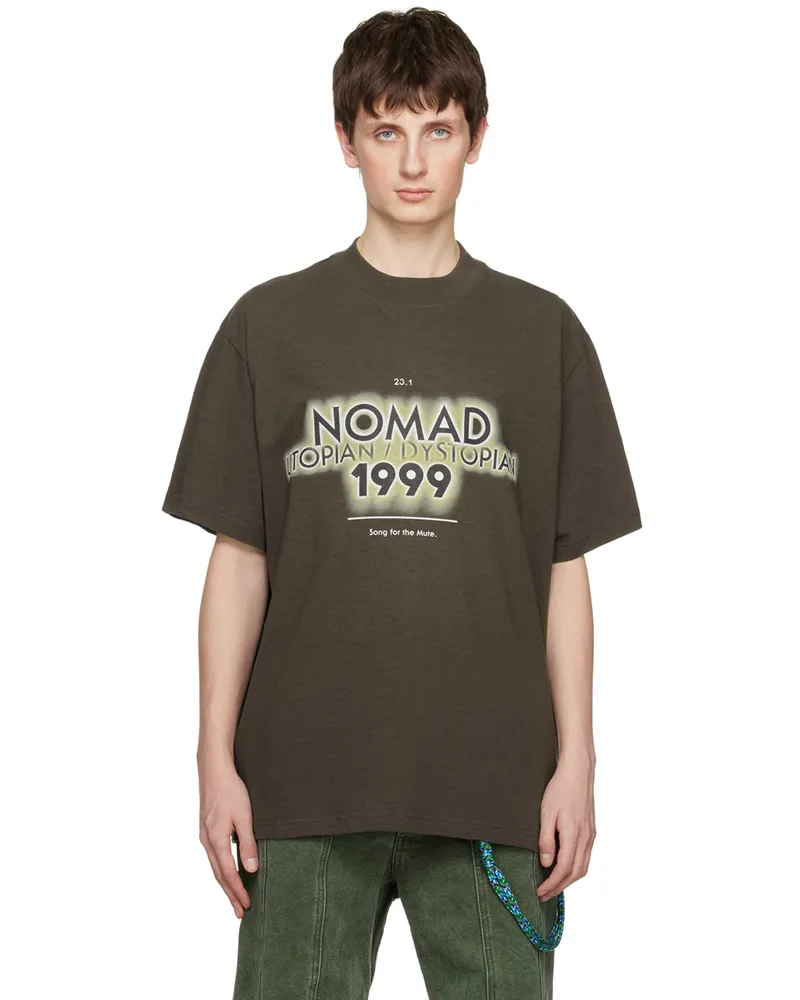 Song For The Mute Brown '1999 Nomad' T-Shirt Brown