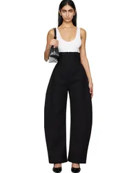 Alaïa Black Round Corset Trousers -