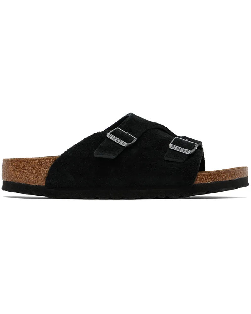 Birkenstock Black Regular Zürich Sandals Black