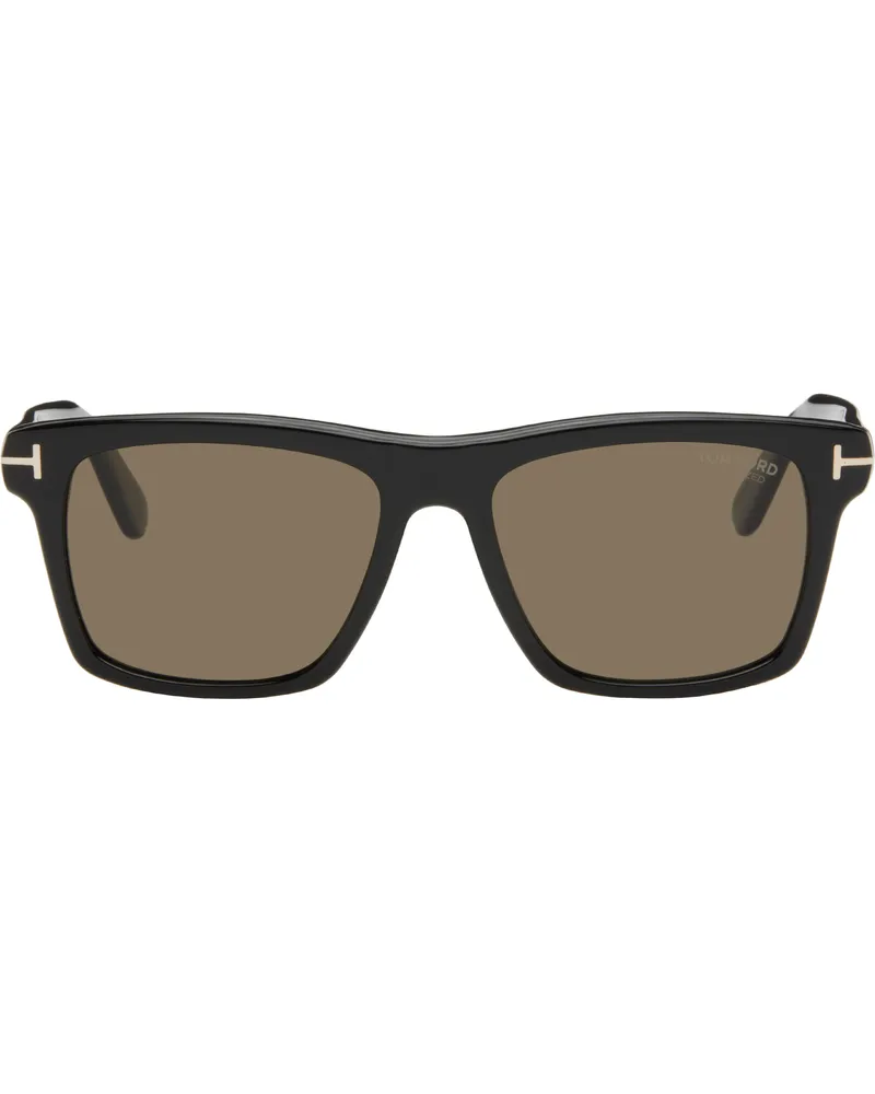 Tom Ford Black Polarized Buckley Sunglasses 01h