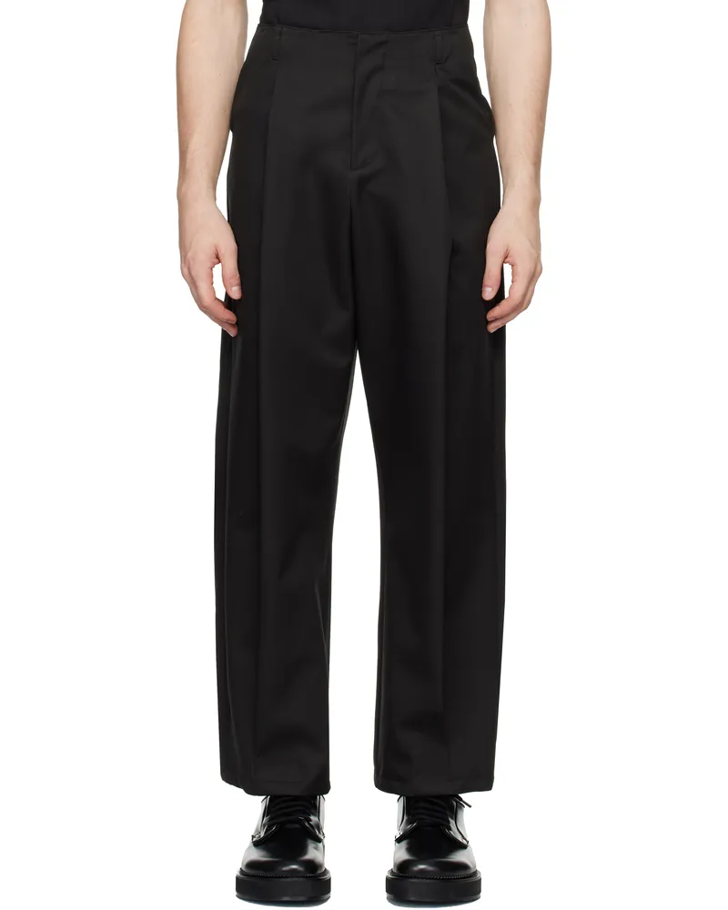 Adererror Black Product. 76 Trousers Noir