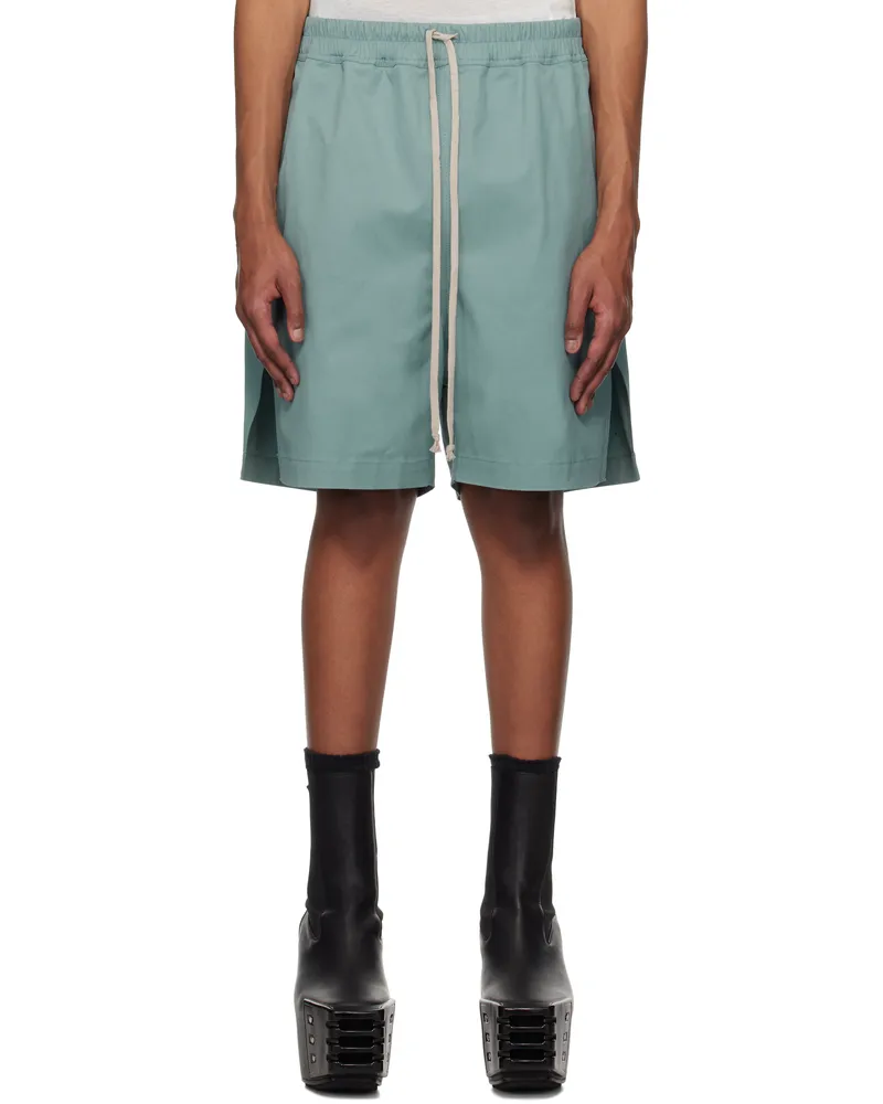 Rick Owens Blue Hollywood Boxers Shorts 66
