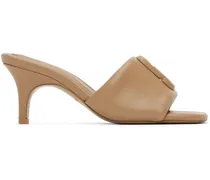 Beige 'The Leather J Marc' Heeled Sandals