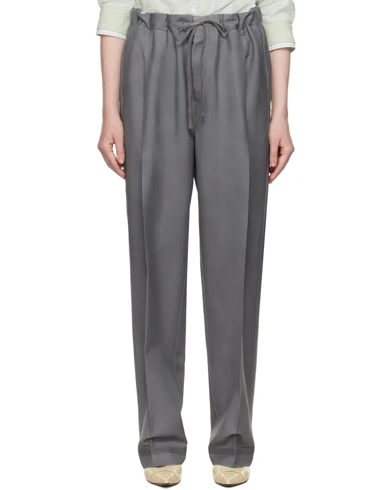 Maison Margiela Gray Mohair Trousers 851