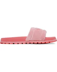 Marc Jacobs Pink 'The Terry Slide' Sandals Quartz