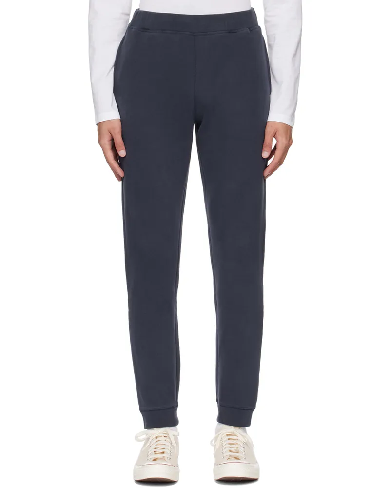 Sunspel Navy Slim-Fit Sweatpants Navy