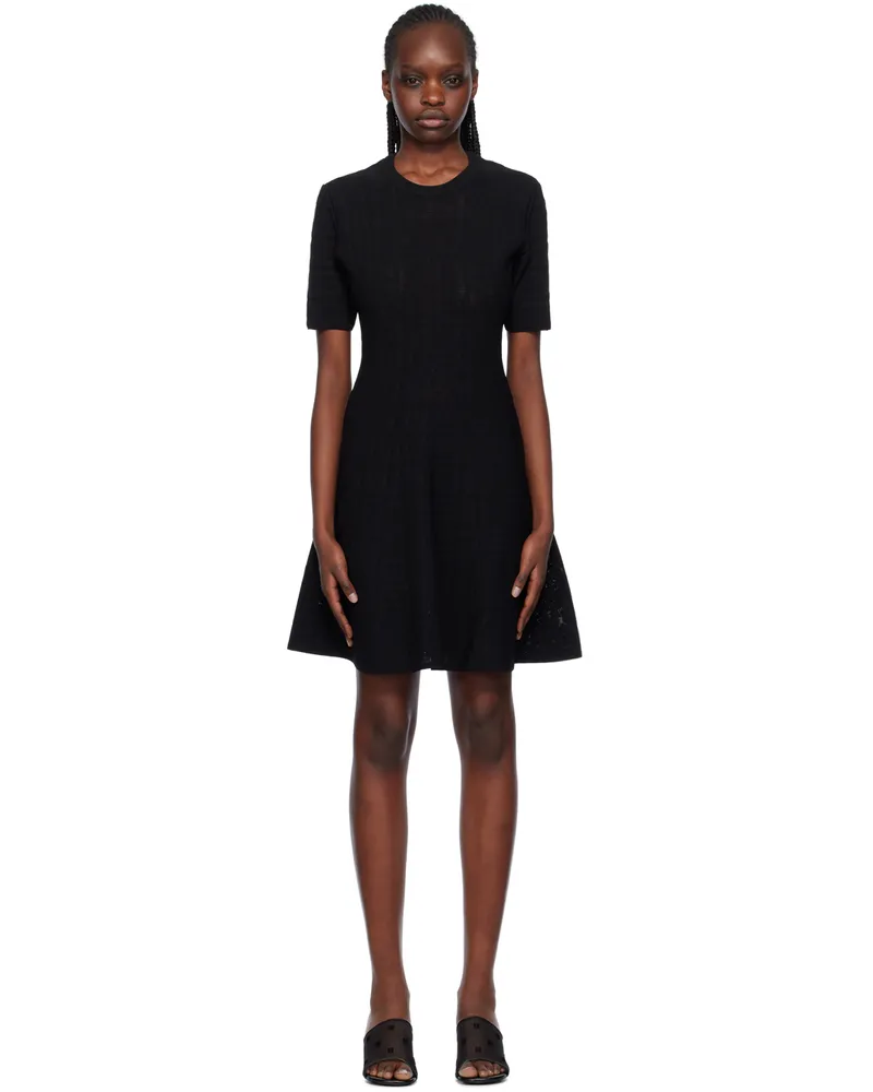 Givenchy Black 4G Minidress 001-black