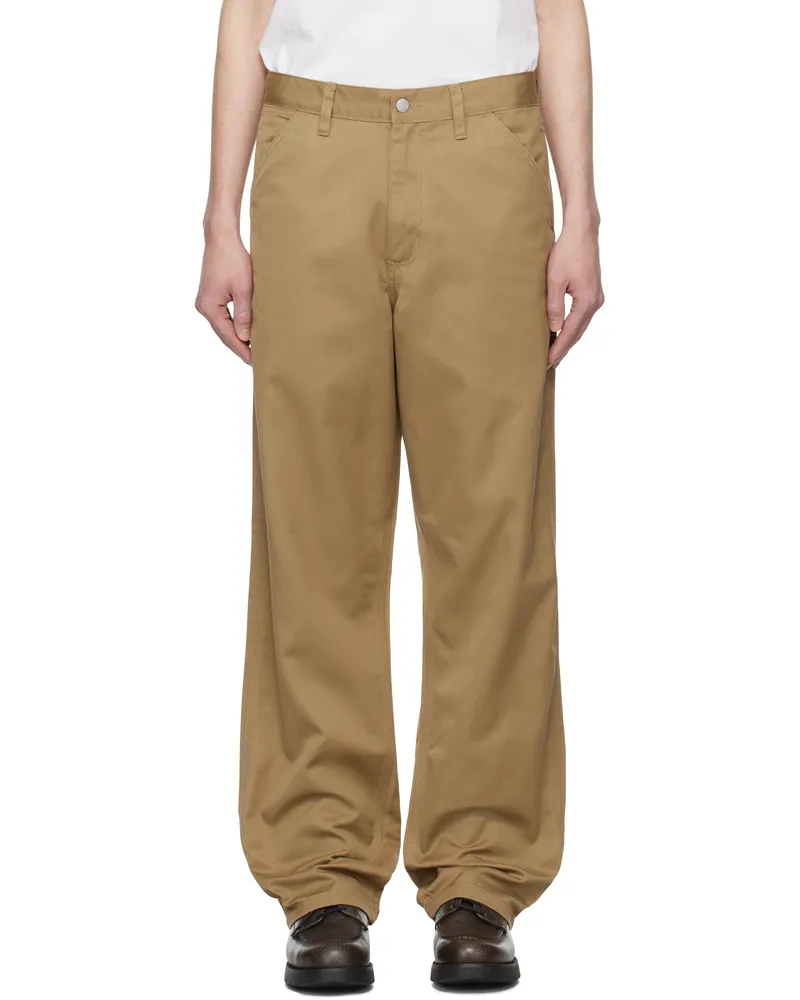 Carhartt WIP Tan Simple Trousers 8y02