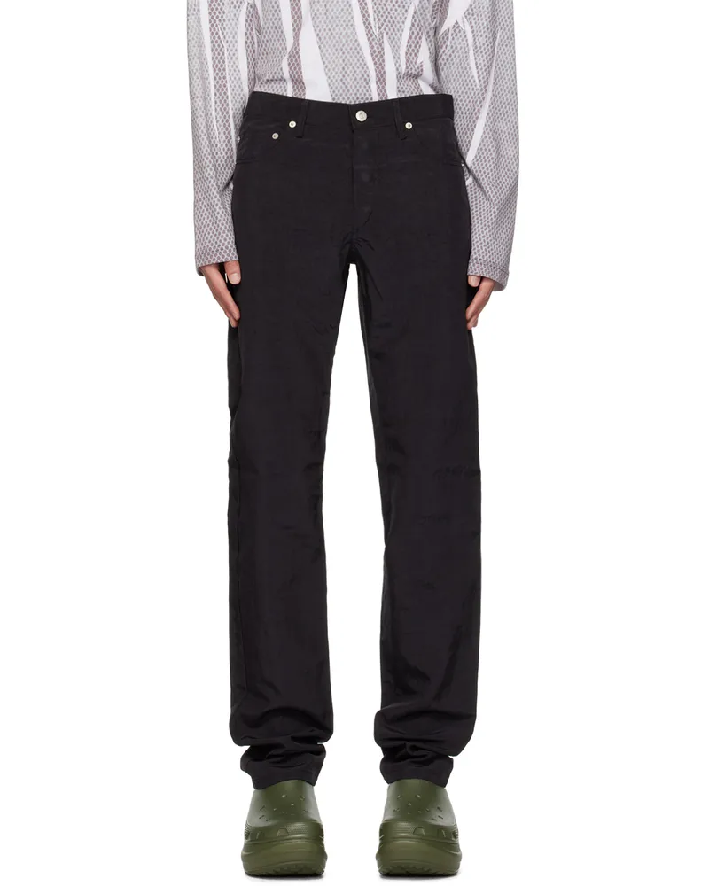 Kanghyuk Black Airbag Trousers Black