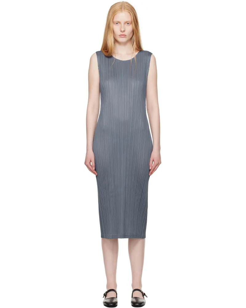 Issey Miyake Blue Monthly Colors May Maxi Dress 19