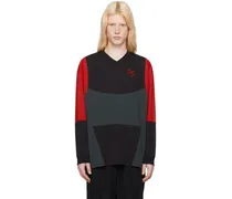 SSENSE Exclusive Black & Red Long Sleeve T-Shirt