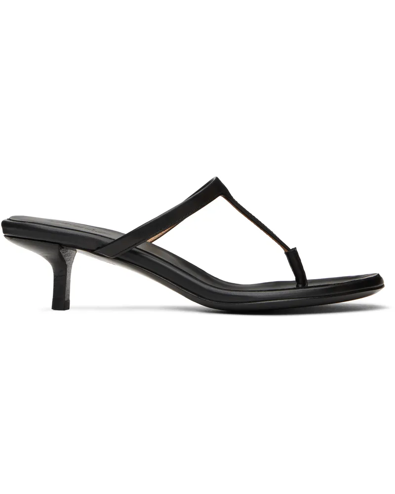 Marsèll Black Sottiletta Heeled Sandals 666