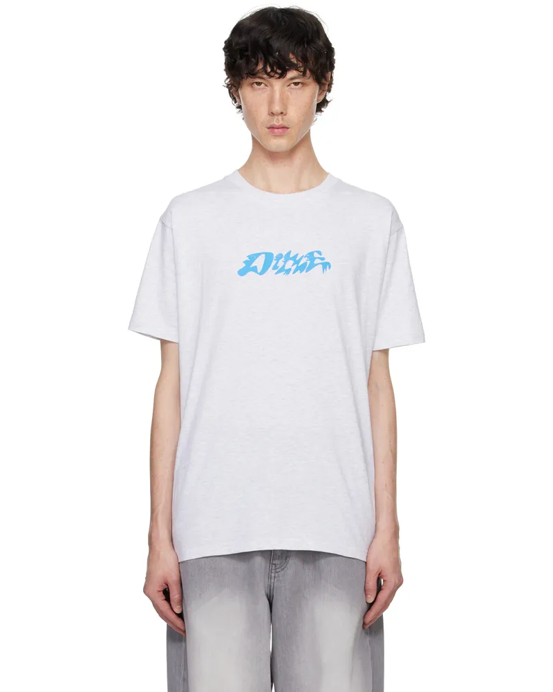 Dime Gray Happy T-shirt Ash