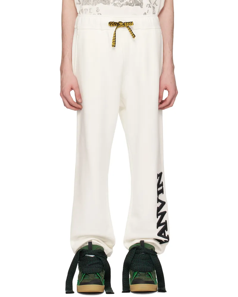 Lanvin White Future Edition Sweatpants White