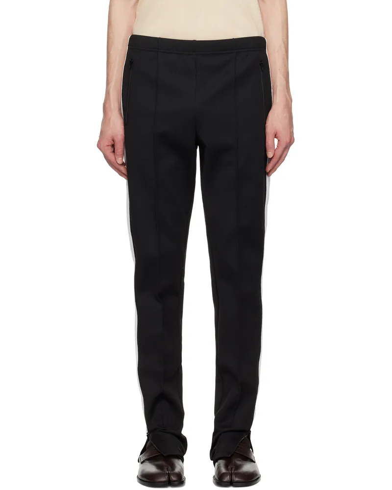 Maison Margiela Black Striped Sweatpants 900