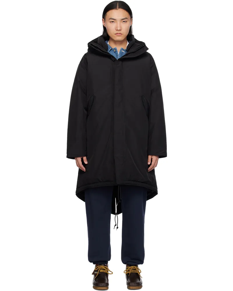 nanamica Black GORE-TEX Long Down Coat K