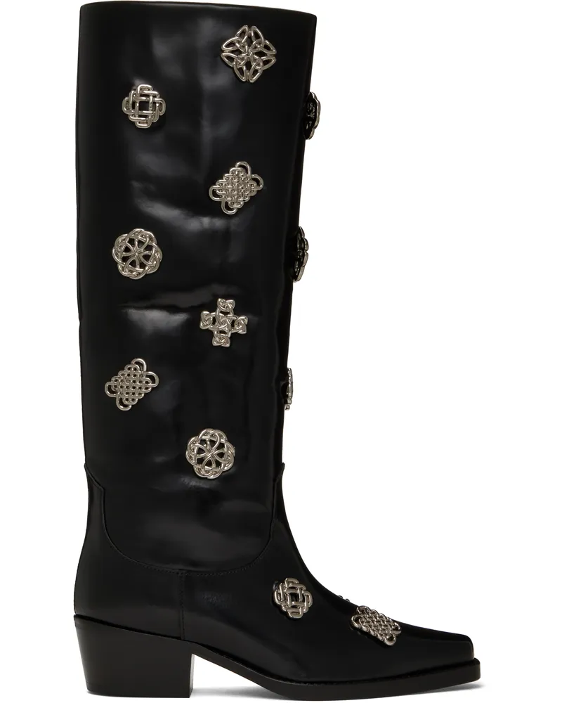 Toga SSENSE Exclusive Black Tall Boots Aj1092