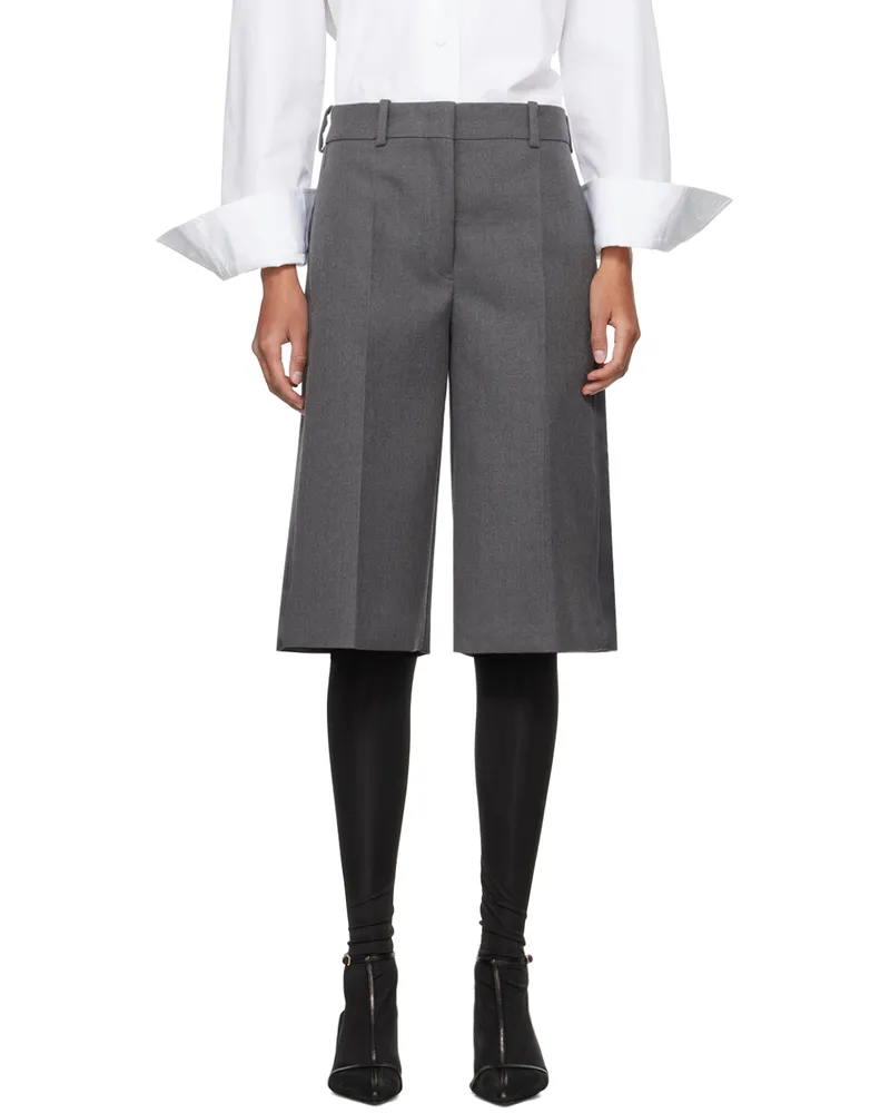Jil Sander Gray Layered Shorts 037