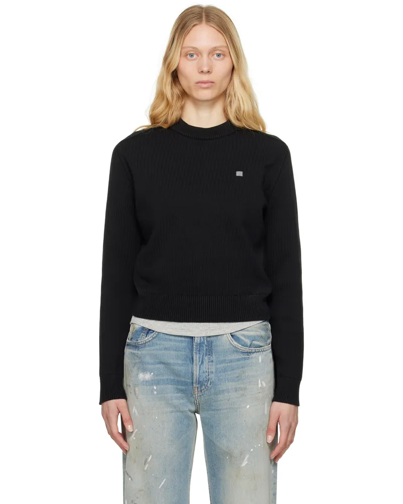 Acne Studios Black Cotton Sweater 900