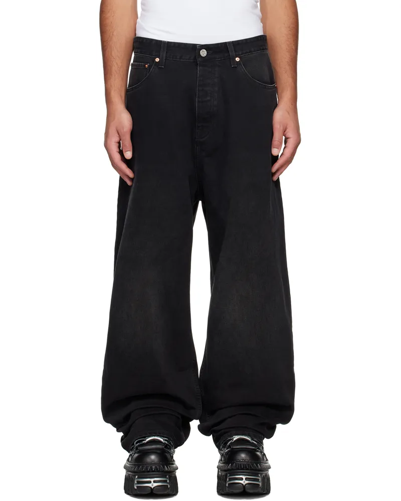 VETEMENTS Black Baggy Jeans Black