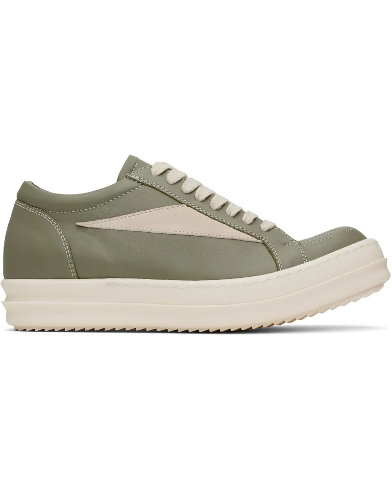 Rick Owens Green Hollywood Vintage Sneakers 1511