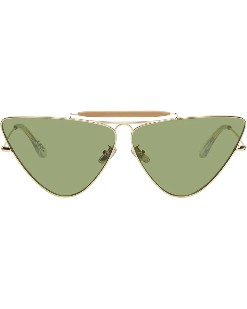 Marni Gold Cat Eye Sunglasses Gold