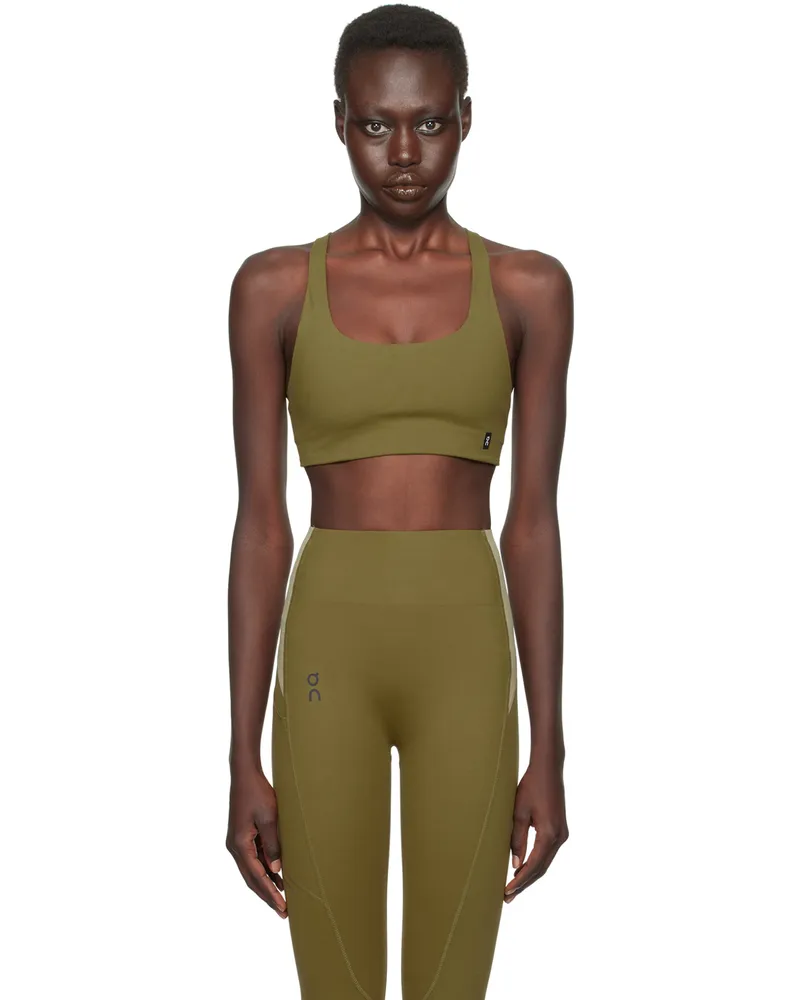 ON Green Movement Sport Bra Hunter