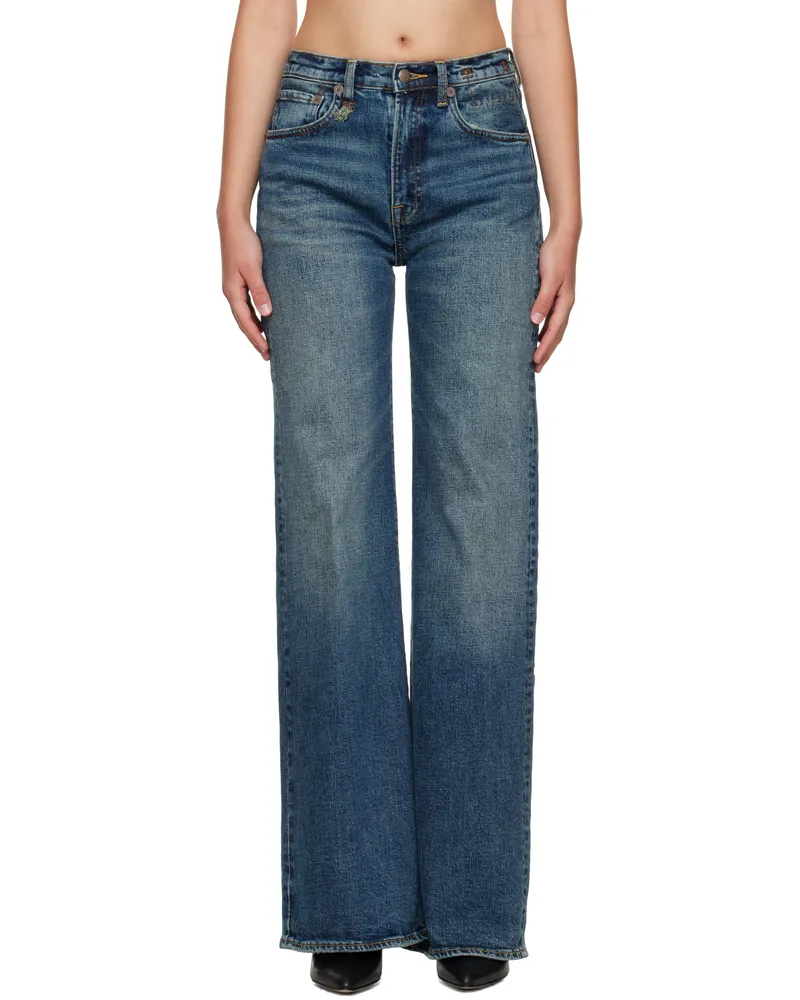 R13 Blue Flared Jeans Melvin