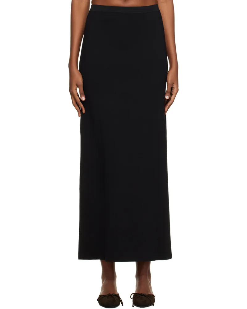 SIR Black Aude Maxi Skirt Black