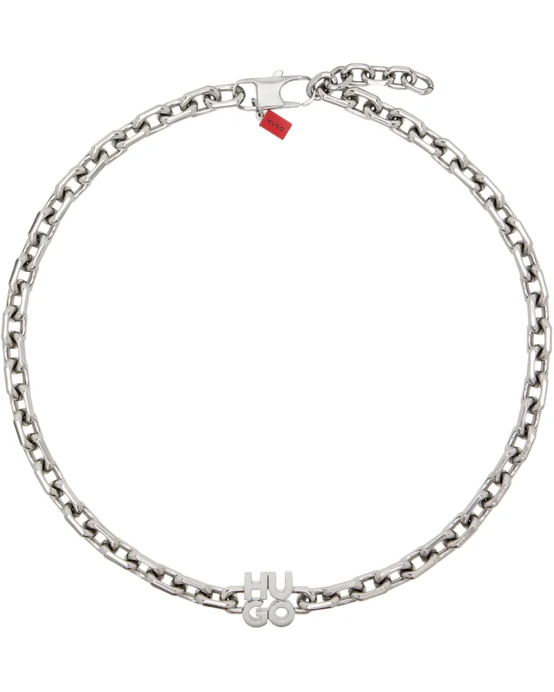 HUGO BOSS Silver Chain Necklace 040-silver