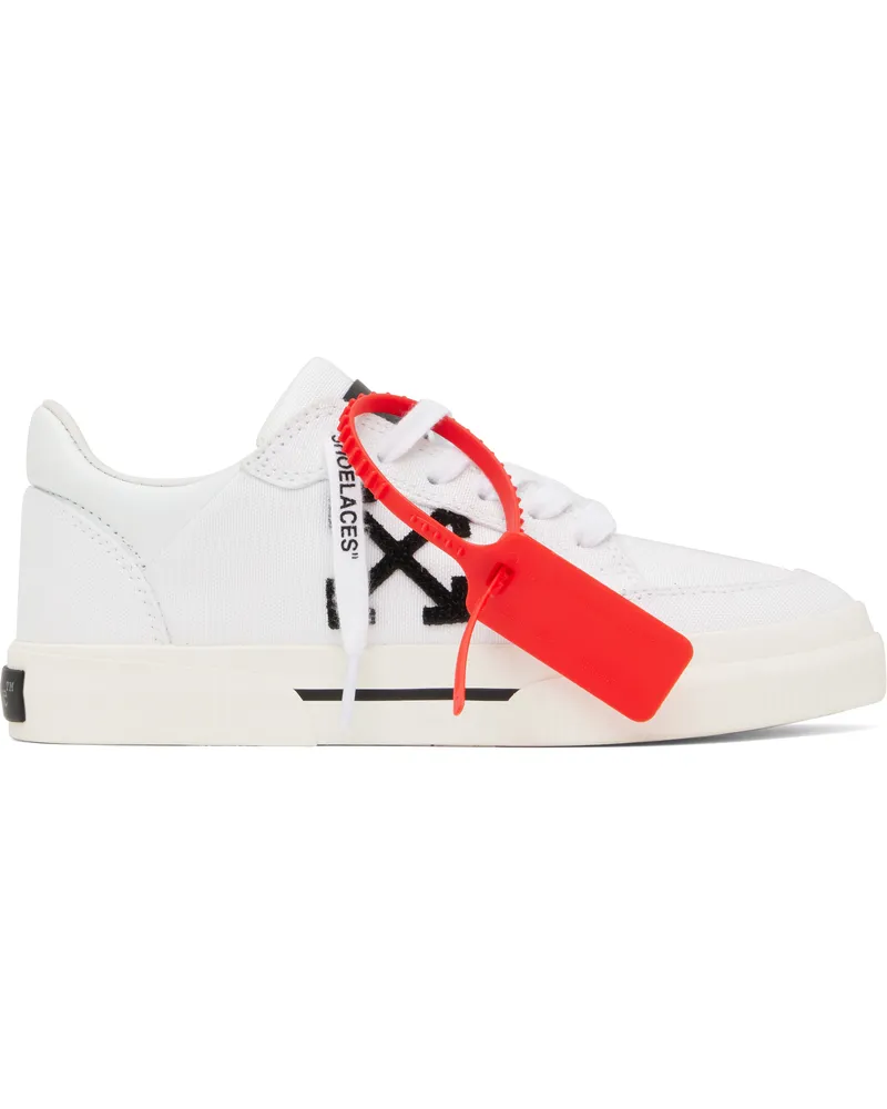 OFF-WHITE White New Low Vulcanized Canvas Sneakers White