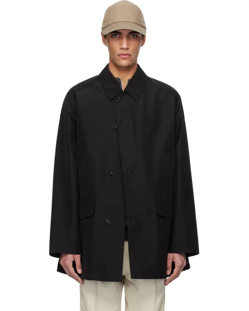 nanamica Black 2L GORE-TEX Car Coat Black
