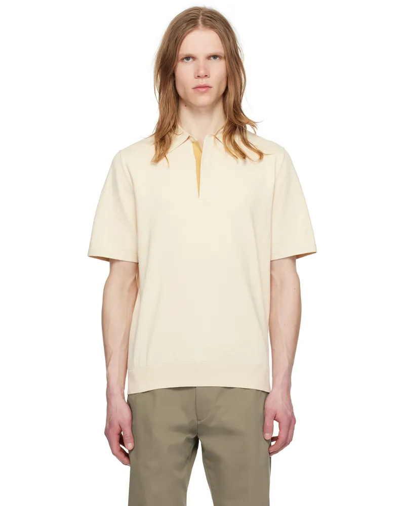 Paul Smith Beige Embroidered Polo 2