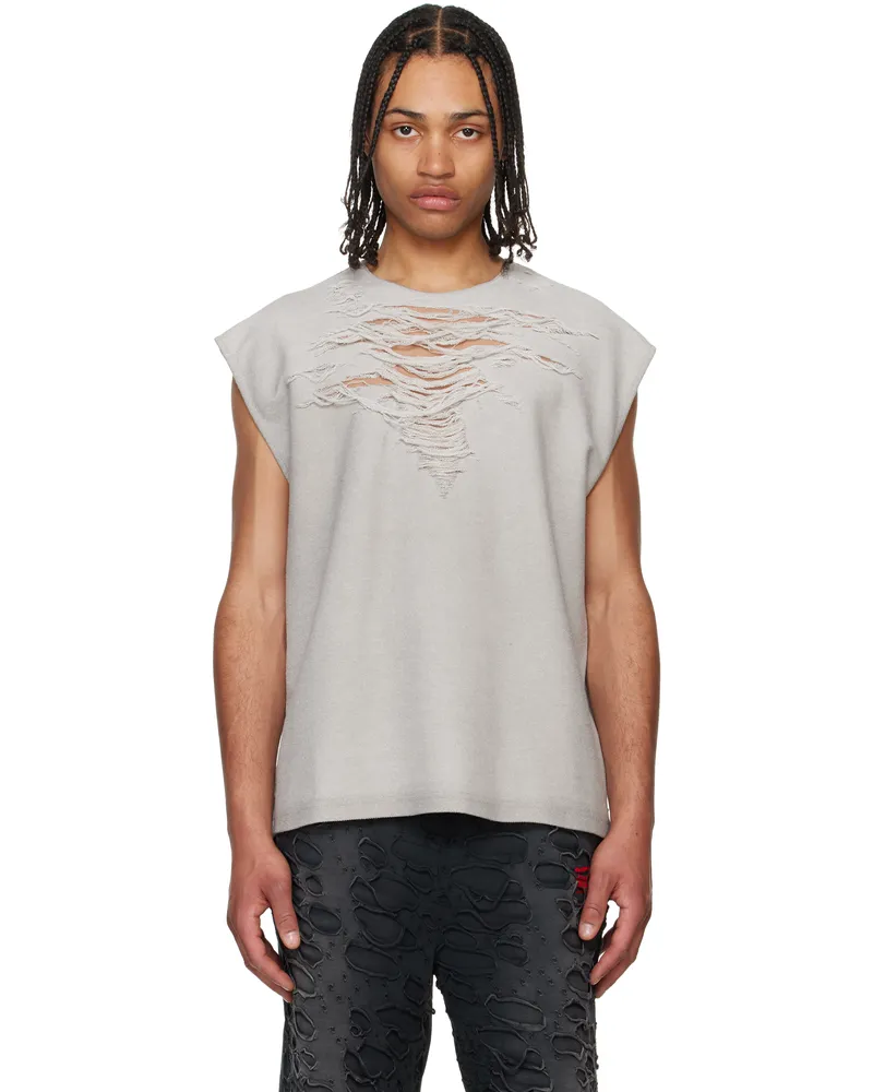 Diesel Gray S-Rub-SL Tank Top 028
