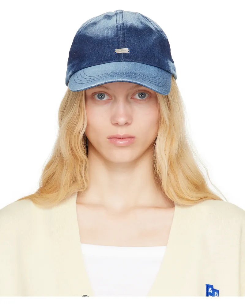 Adererror Blue Denim Cap Blue